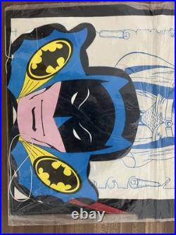 Batman Costume Child Vintage 70s Very Rare Made In Peru Party