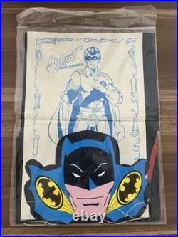 Batman Costume Child Vintage 70s Very Rare Made In Peru Party