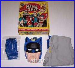 Batman Kids Playsuit M 8-10 Ben Cooper Original 1970s Looks New