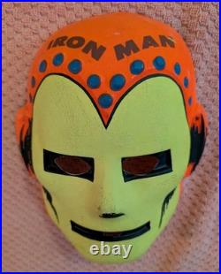Ben Cooper 1966 Iron Man Halloween Mask And Costume Adult Sz