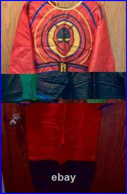Ben Cooper 1966 Marvel Daredevil Halloween Mask And Costume Adult Sz