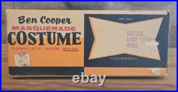 Ben Cooper 60s Era Masquerade Leopard Costume Mask With Original Box Excellent