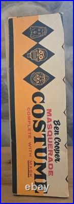 Ben Cooper 60s Era Masquerade Leopard Costume Mask With Original Box Excellent