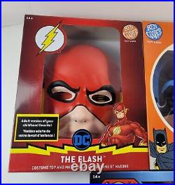 Ben Cooper Batman/Flash/Superman Classic DC Halloween Adult Mask& Costume Rubies