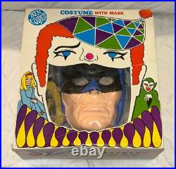 Ben Cooper Batman Halloween Costume C. 1966 Early Issue Large Mod Clown Box