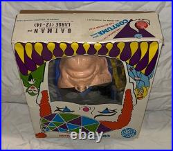 Ben Cooper Batman Halloween Costume C. 1966 Early Issue Large Mod Clown Box