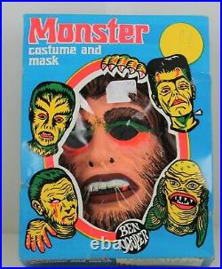 Ben Cooper Big Foot Halloween Costume Rare Vintage Monster Mask 1970s Toys