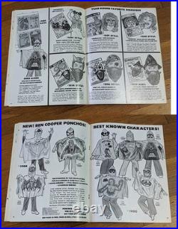 Ben Cooper Costume Catalog 1978 Halloween Star Wars Monsters Superheroes Marvel
