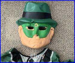 Ben Cooper Green Hornet Halloween Costume C. 1966 Medium Boxed