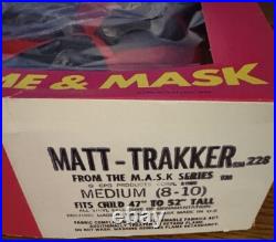 Ben Cooper Halloween Costume Kenner M. A. S. K. Matt Trakker Large 12-14 VTG 1985