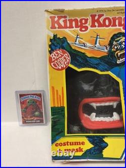 Ben Cooper King Kong Mask And Costume 1976 In Box Never Worn, (read Description)