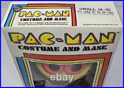 Ben Cooper Mid-Way Pac-Man Halloween Costume & Mask (1982) Complete in Box RARE