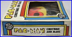 Ben Cooper Mid-Way Pac-Man Halloween Costume & Mask (1982) Complete in Box RARE