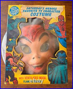 Ben Cooper Peter Pan Halloween Costume with Mask Boys Large (12-14) 1960s MPN 829
