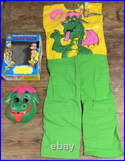 Ben Cooper Rare Walt Disney Pete's Dragon Costume With Box Childs Medium