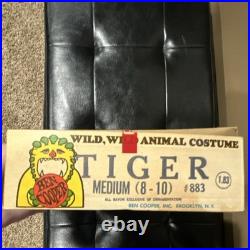 Ben Cooper Tiger Animal Costume Medium (8-10) Halloween 883 Ventilated Mask