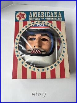 Ben Cooper VintageAmericana Astronaut Halloween Costume & Mask Large 12/14. NASA