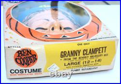 Ben Cooper Vintage Granny Clampett 1960's Halloween Costume withBox