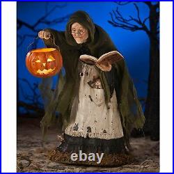 Bethany Lowe Storybook Witch LED Lighted Halloween Retro Vntg Figurine Decor