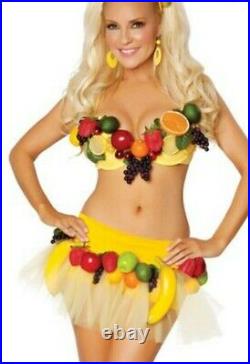 Bridget by Roma 2010 fruitcup playboy costume 4 piece halloween size medium