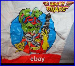 Bucky O Hare vtg 1991 Collegeville Halloween Mask Costume no Cooper Wolfman tmnt