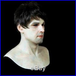 CQNN-1 Handsome young man realistic silicone mask Silicone Halloween mask