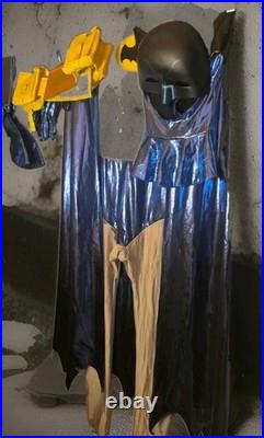 C. 1966 Batman Halloween 9 Pc Costume from Batman and Robin TV Series Large HTF