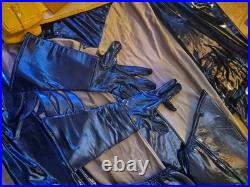 C. 1966 Batman Halloween 9 Pc Costume from Batman and Robin TV Series Large HTF