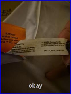 C. 1966 Batman Halloween 9 Pc Costume from Batman and Robin TV Series Large HTF