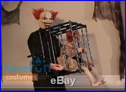 Caged Kid Girl Costume in Cage Walk Around Animated Prop Child Halloween