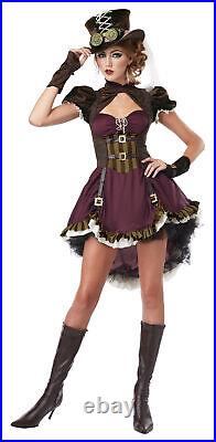California Costumes Women's Steampunk Adult, Burgundy/Brown, Small