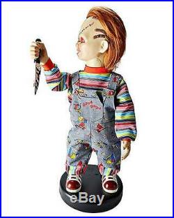 Childs Play Chucky 2 Ft Bump N Go Animatronic Roaming Talking Doll Prop NEW