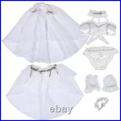 Clearstone Crystal Bride Womens Cosplay Costume Silver