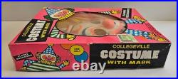 Collegeville Clown Vintage Mask and Costume for Kids (Size Medium)