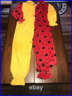Collegeville Costume Co. Child's Clown Costume 2 pc, fabric, Vintage 1960's