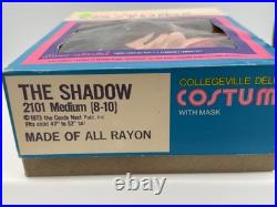 Collegeville The Shadow Costume With Mask #2101 Vintage Scarce in Box! 83