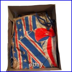 Collegeville Uncle Sam Costume Kids Large 12-14 Red White Blue Vintage 70s USA
