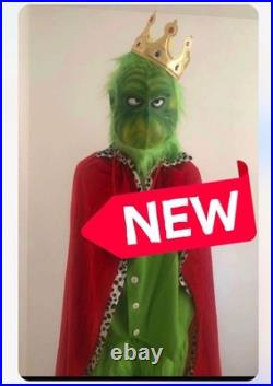 Complete Grinch Costume (6) pieces New! Unisize fits S/M/L