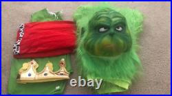 Complete Grinch Costume (6) pieces New! Unisize fits S/M/L
