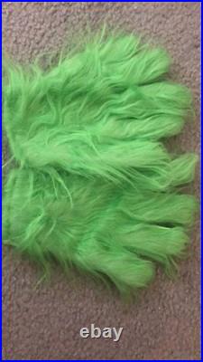 Complete Grinch Costume (6) pieces New! Unisize fits S/M/L