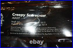 Creepy Scarecrow Spirit Costumes Adult Size Medium Unworn NIP MSRP $49.99