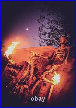 Custom Krampus Suit with Latex Mask Beast Legs and Hooves Halloween Costume