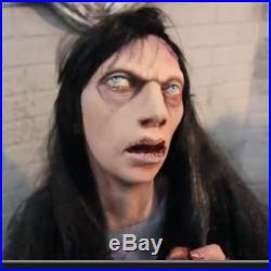 DEMENTED GIRL Animated Life Size Haunted House Halloween Decoration & Prop