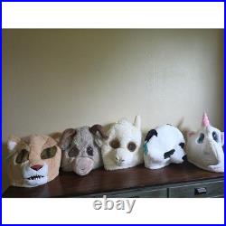 Dan Dee Plush Mascot Head Mask Lot TMNT Flash Deadpool Chewbacca Animal Costume