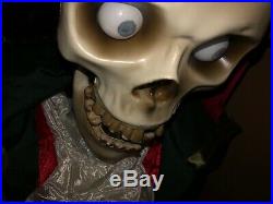 Dead Eye Drake The Pirate Skeleton Animated Prop Gemmy Morbid Spirit Halloween