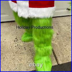 Deluxe Grouch Mascot Christmas Costume NEW USA Immediate Shipping NEW