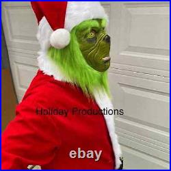 Deluxe Grouch Mascot Christmas Costume NEW USA Immediate Shipping NEW