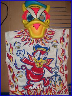 Devil Donald Duck vtg Disney Ben Cooper costume Halloween no Collegeville mickey