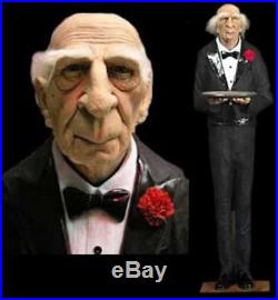 Dobson The Butler Animated Life Size Halloween Prop Statue Decor