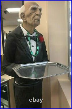 Dobson The Butler Animated Life Size Prop Statue Decor